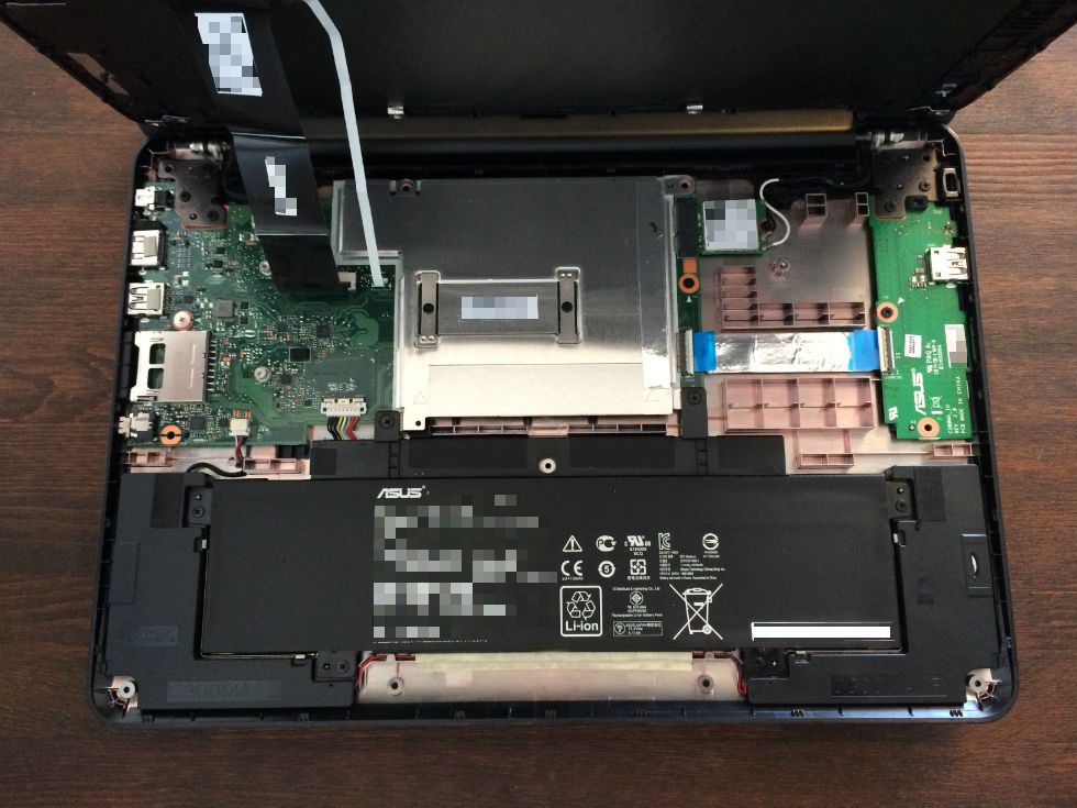 ChromebookのFile Systemへの書込み制限を解除する方法 ― WriteProtectScrewの外し方 C300MA編